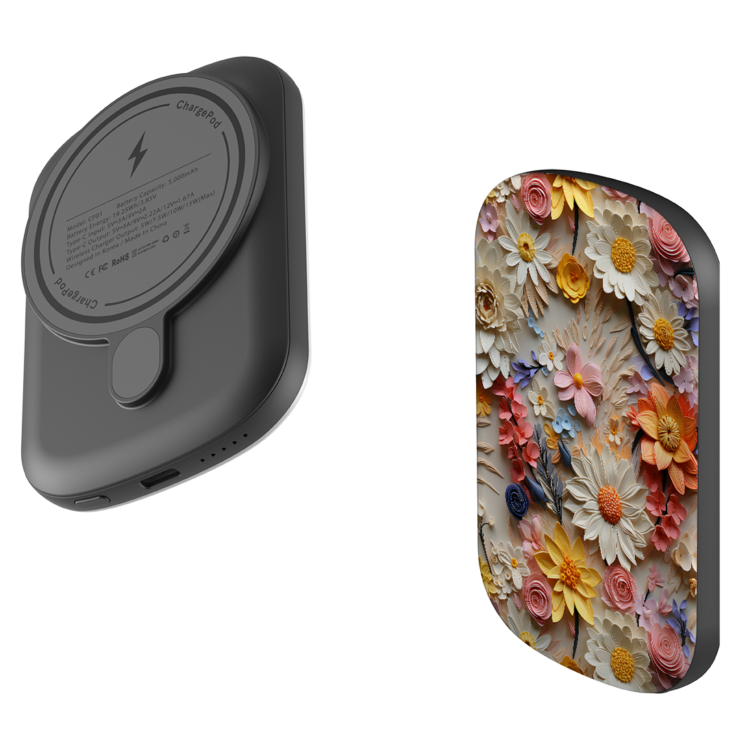 MagSafe Power Bank - Midori Floral