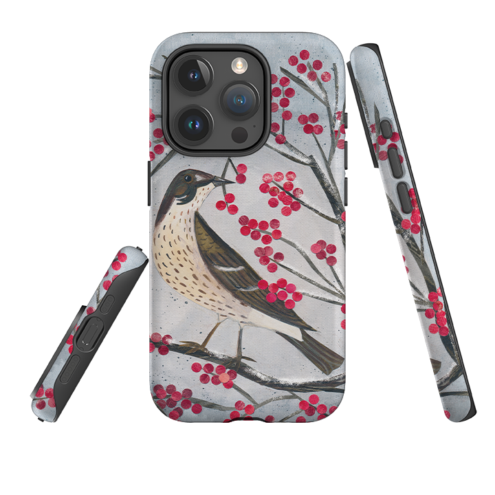 iPhone Tough Case - Mistle Thrush By Tracey English