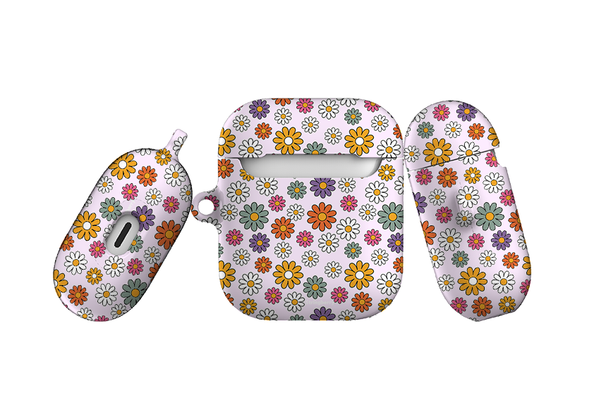 Mixed Daisies Airpod Case ( Gen 1 & 2 )