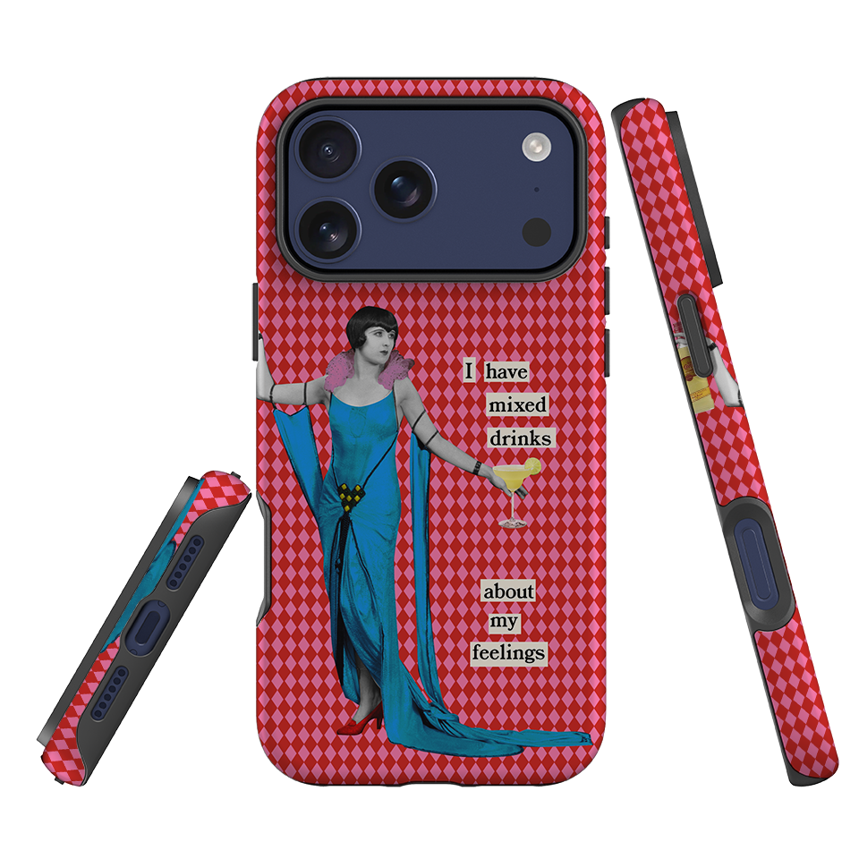 iPhone Tough Case - Mixed Drinks By Clare Jordan