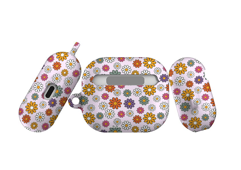 Mixed Daisies Airpod Case Gen 4