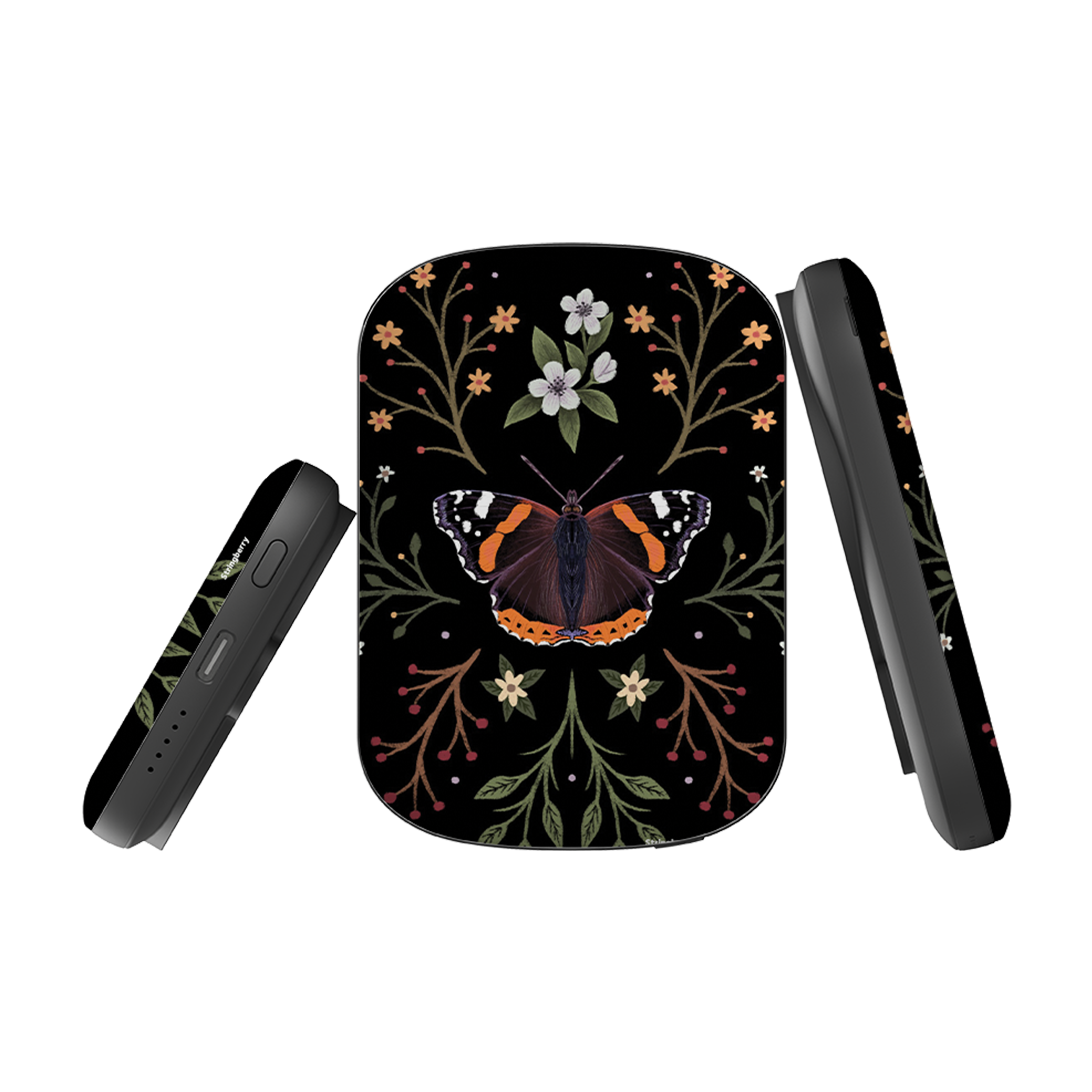 MagSafe Power Bank - Monarch Butterfly By Anna Stead