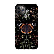 iPhone Tough Case - Red Admiral Butterfly By Anna Stead