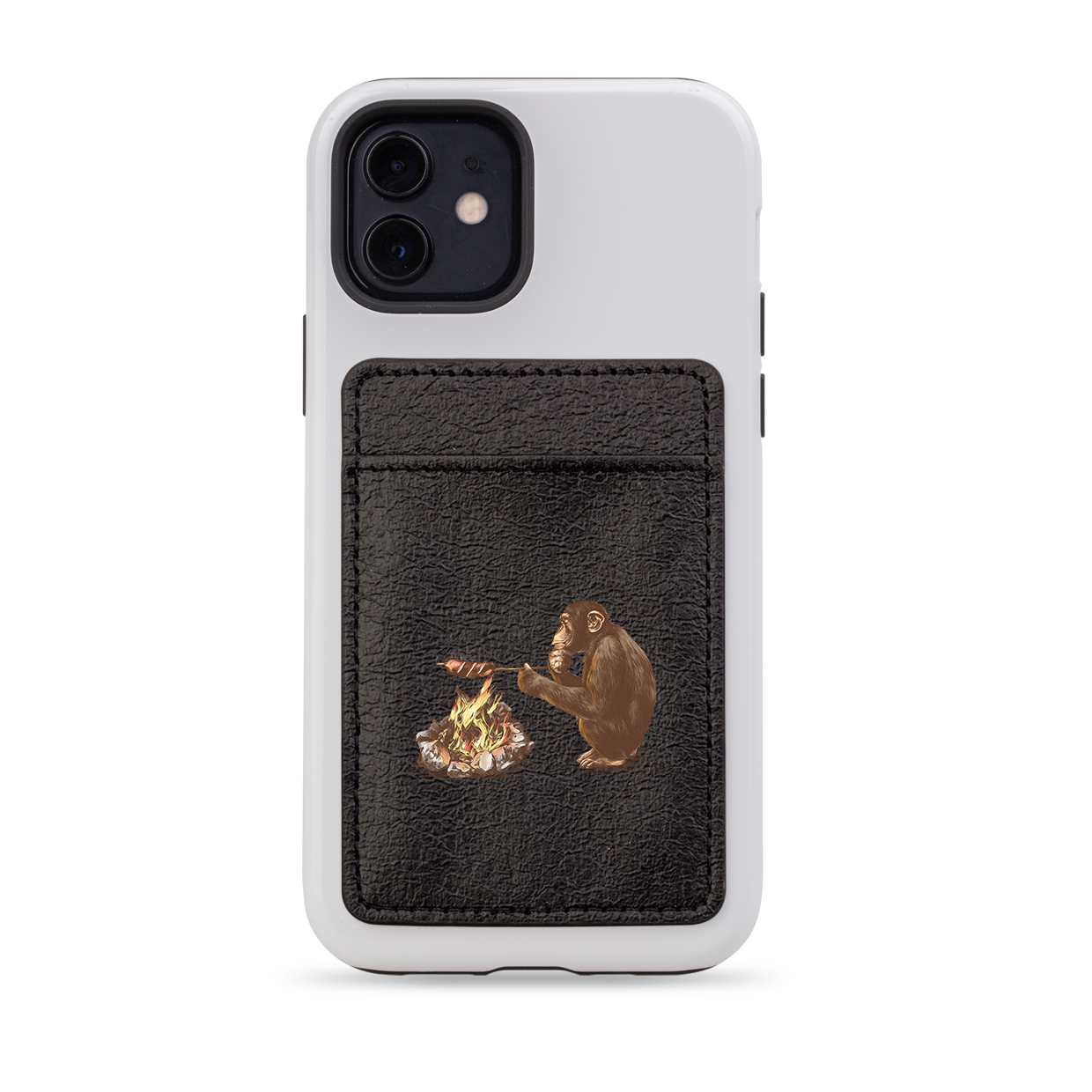 Monkey BBQ MagSafe Wallet- Black