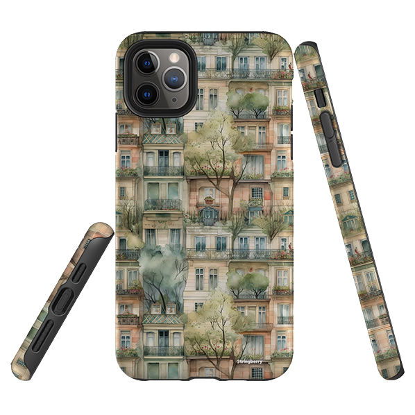 iPhone Tough Case - Montmartre Houses