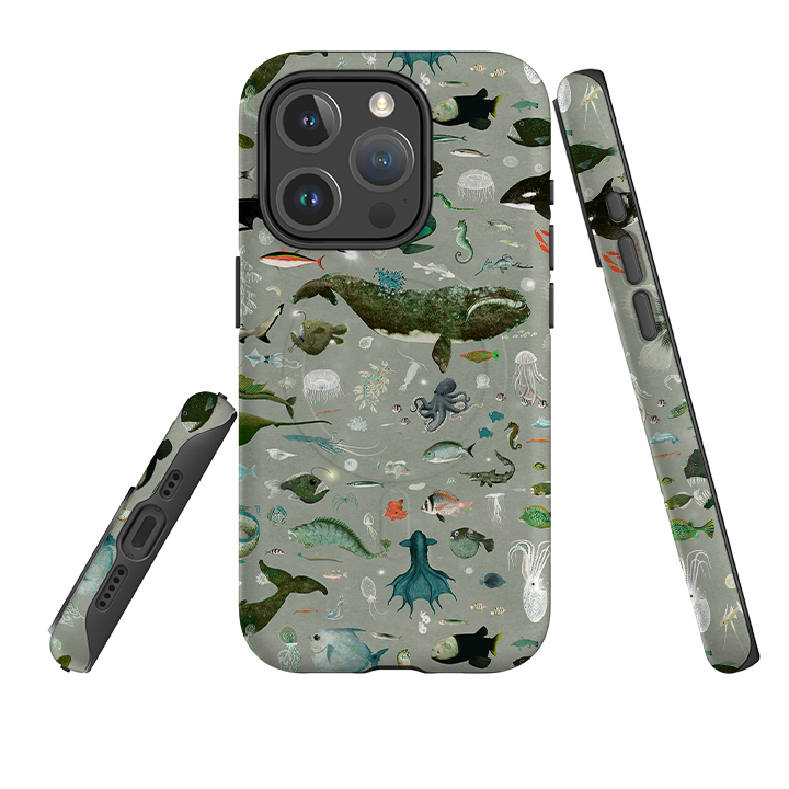 iPhone MagSafe Tough Case - Moon Shadow By Katherine Quinn