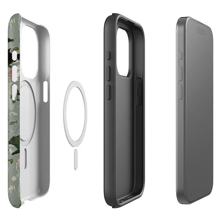 iPhone MagSafe Tough Case - Moon Shadow By Katherine Quinn