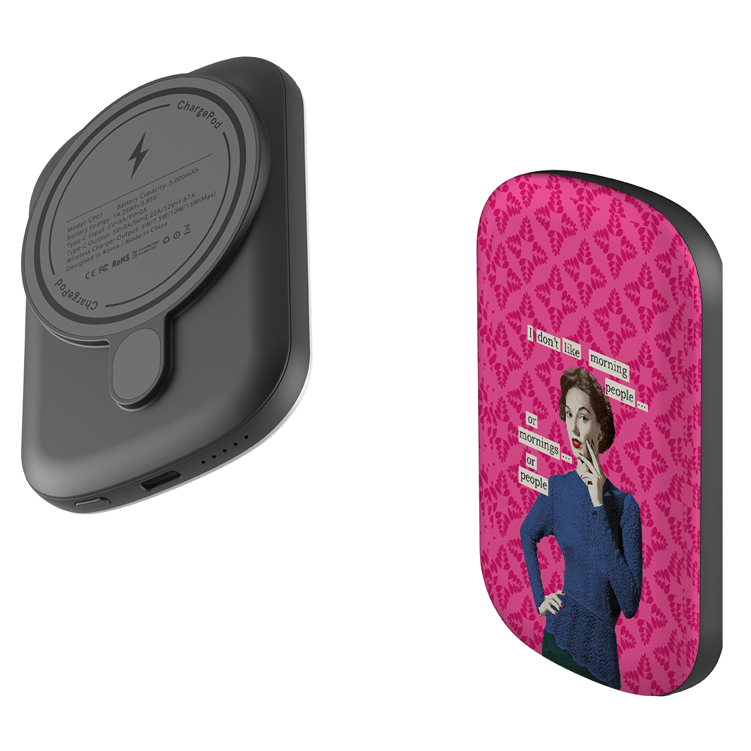 MagSafe Power Bank - Morning Person By Clare Jordan