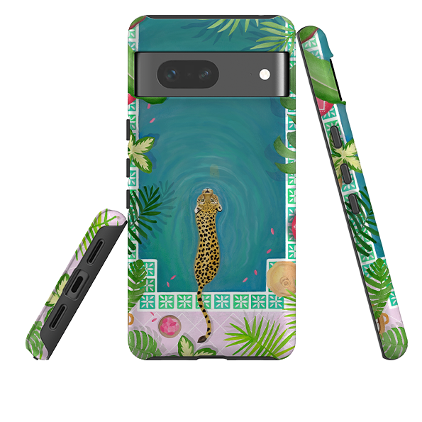 Google Tough Case -  Morocco Pool Leopard By Bex Parkin