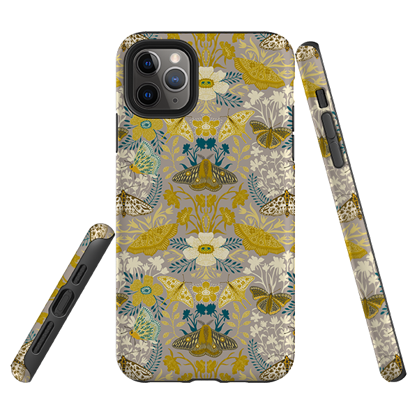 iPhone Tough Case - Moths By Nina Pace