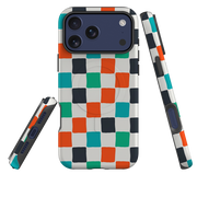 iPhone MagSafe Tough Case - Multi-Color Checkerboard