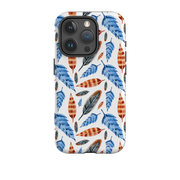 iPhone Tough Case - Multi Feathers