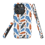 iPhone MagSafe Tough Case - Multi Feathers