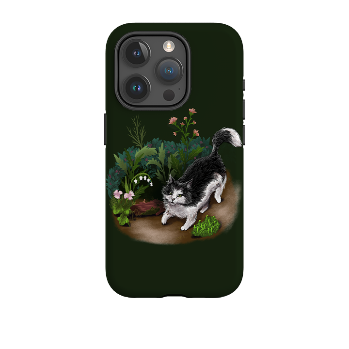 iPhone Tough Case - Munchkin Cat By Anna Stead