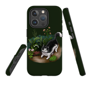 iPhone MagSafe Tough Case -  Munchkin Cat By Anna Stead
