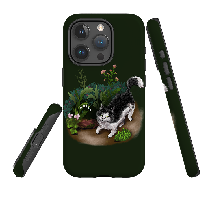 iPhone Tough Case - Munchkin Cat By Anna Stead