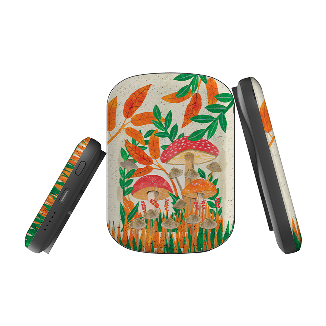 MagSafe Power Bank - Mushroom Magic By Tracey English