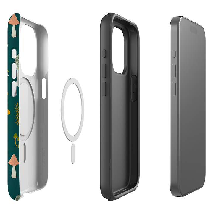 iPhone MagSafe Tough Case - Mushroom Lake By Katherine Quinn