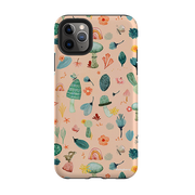 iPhone Tough Case - Mushroom World Pink By Katherine Quinn
