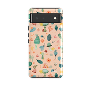Google Tough Case -  Mushroom World Pink By Katherine Quinn