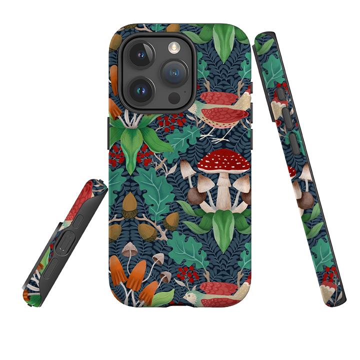 iPhone Tough Case - Mushrooms By Bex Parkin