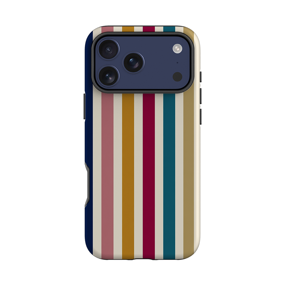 iPhone Tough Case - Mustard Gold Stripe
