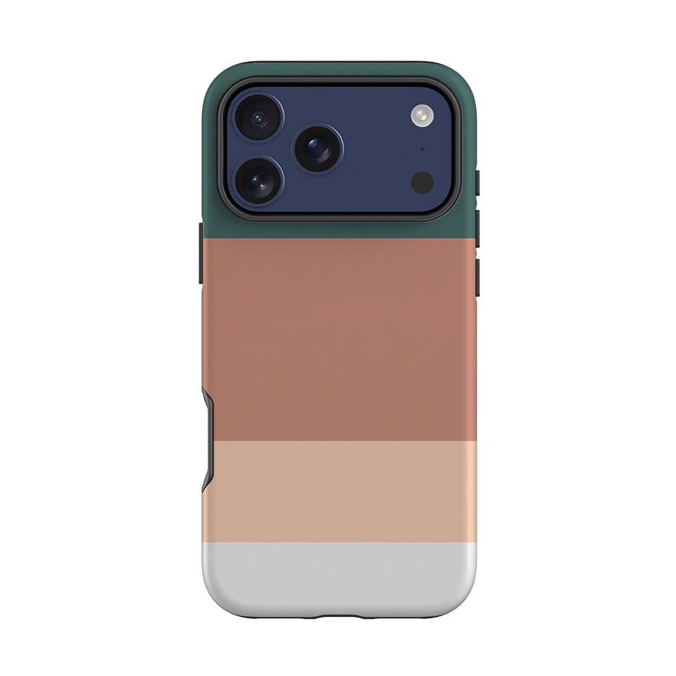 iPhone Tough Case - Muted Teal Gradient