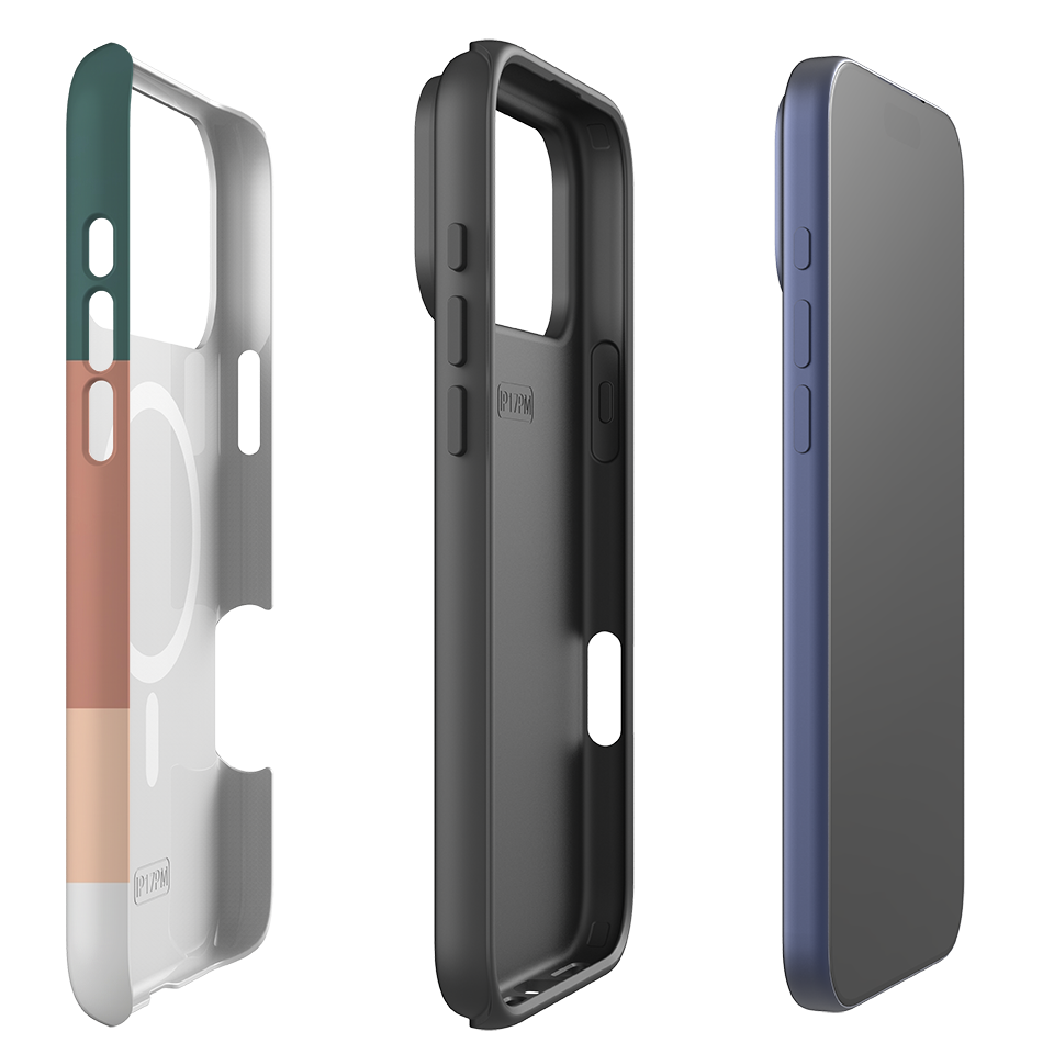 iPhone MagSafe Tough Case - Muted Teal Gradient