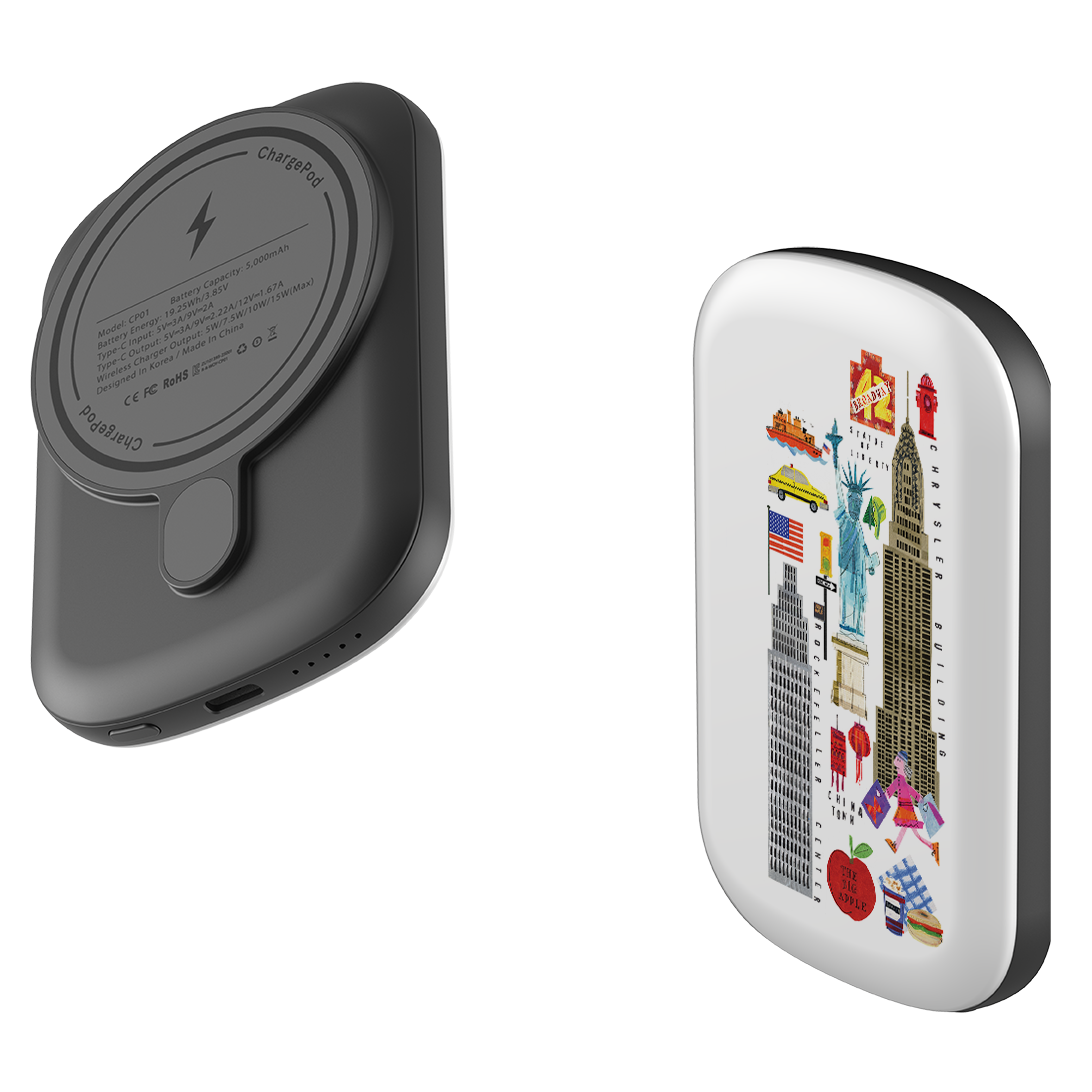 MagSafe Power Bank - New York Icons By Tracey English
