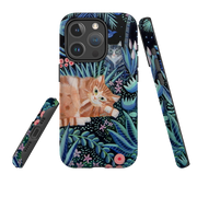 iPhone MagSafe Tough Case - Night Cats By Mary Stubberfield