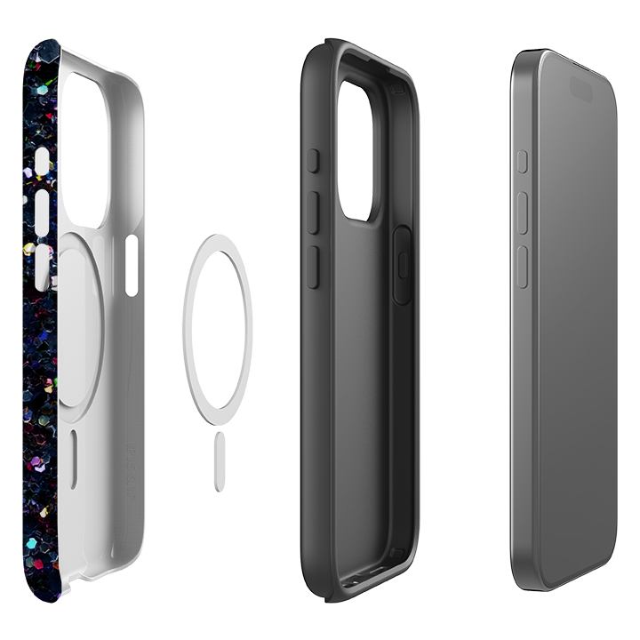 iPhone MagSafe Tough Case -  Night Sky by Kitty Joseph (Case does not glitter)
