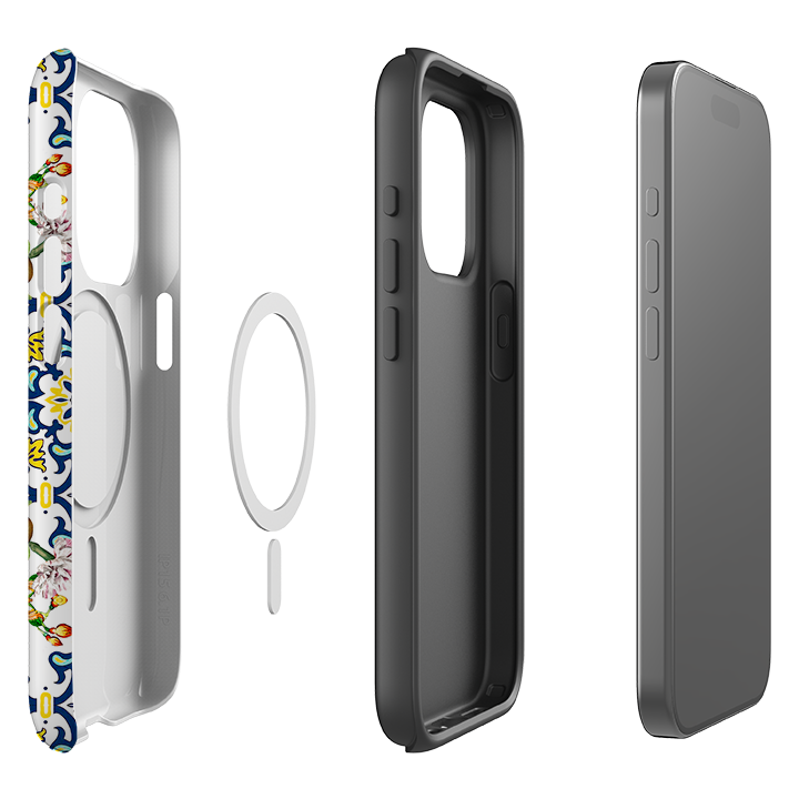 iPhone MagSafe Tough Case - Naples Pattern II