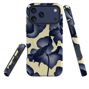 iPhone MagSafe Tough Case - Navy Blue Poppy