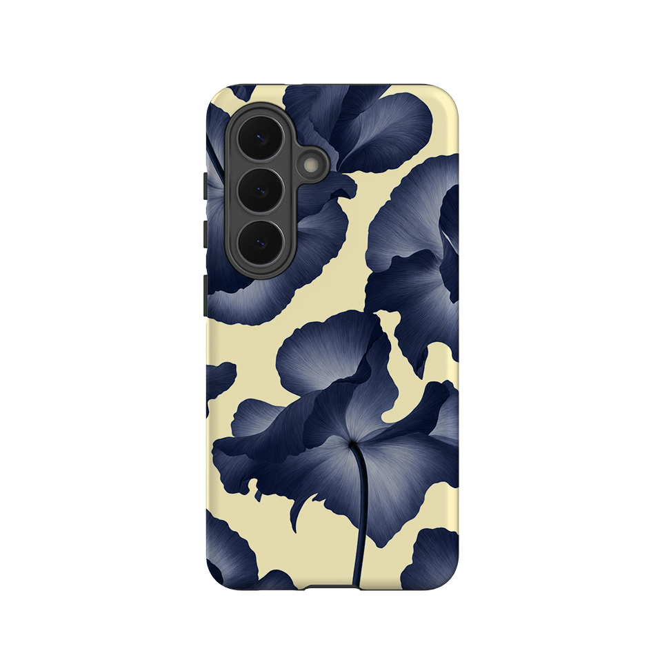 Samsung Tough Case - Navy Blue Poppy