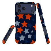 iPhone MagSafe Tough Case - Navy Blue & Orange Star
