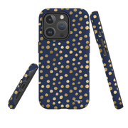 iPhone MagSafe Tough Case -  Navy Polka