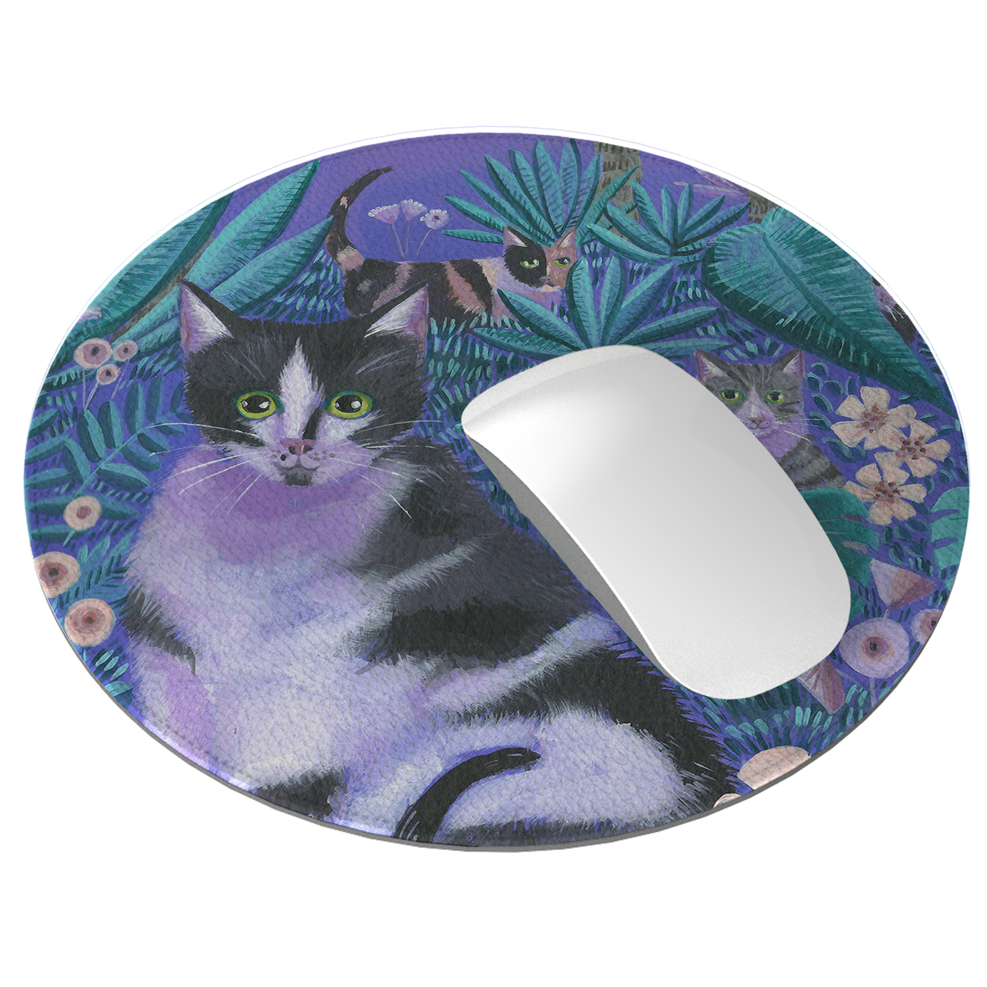 Night Cats 2 Mouse Mat By Mary Stubberfield
