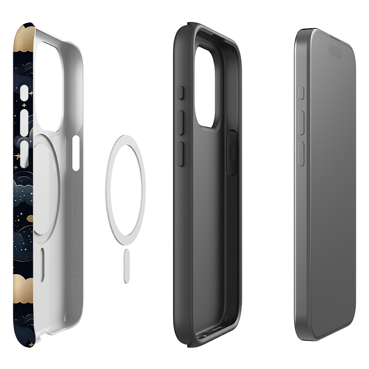 iPhone MagSafe Tough Case - Night Clouds