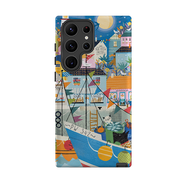 Samsung Tough  Case - Night Harbour 1 By Ali Brookes