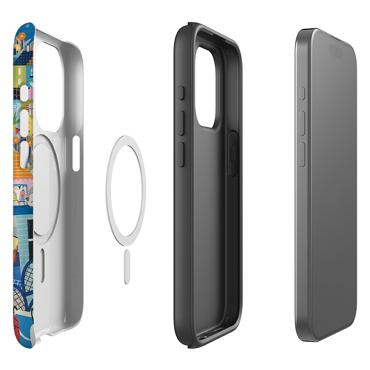 iPhone MagSafe Tough Case - Night Harbour 1 By Ali Brookes