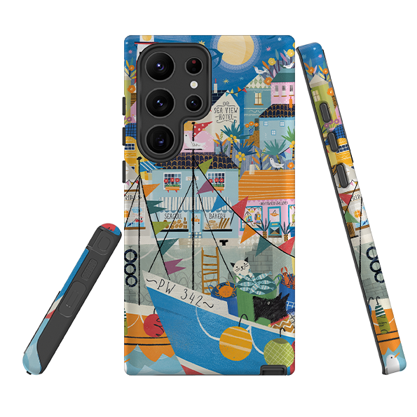 Samsung Tough  Case - Night Harbour 1 By Ali Brookes