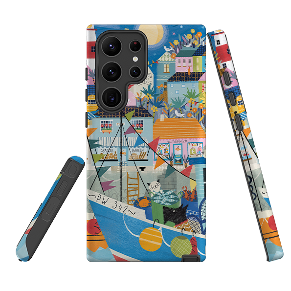 Samsung Tough  Case - Night Harbour 2 By Ali Brookes