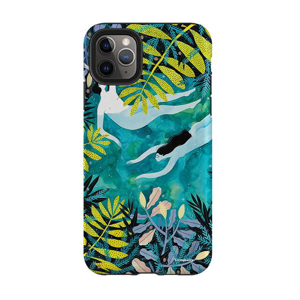 iPhone Tough Case - Night Swimming By Madalina Andronic