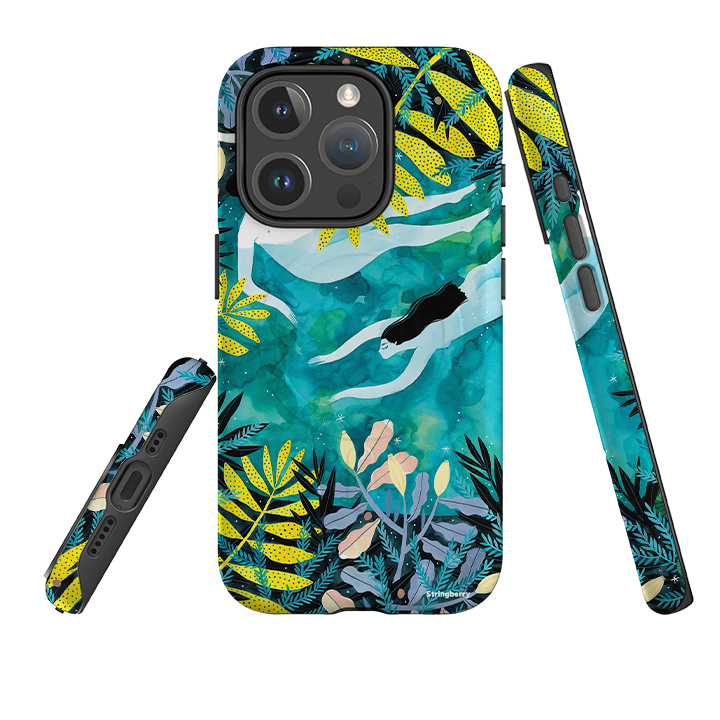 iPhone MagSafe Tough Case -  Night Swimming By Madalina Andronic