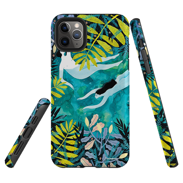 iPhone Tough Case - Night Swimming By Madalina Andronic