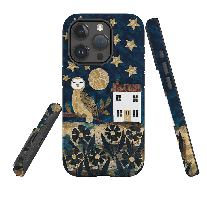 iPhone Tough Case - Night Watch Owl By Tracey English