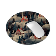 Nordic Xmas Vegan Leather Mouse Mat