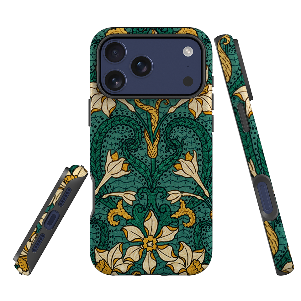 iPhone Tough Case - Nouveau Daffodil Floral