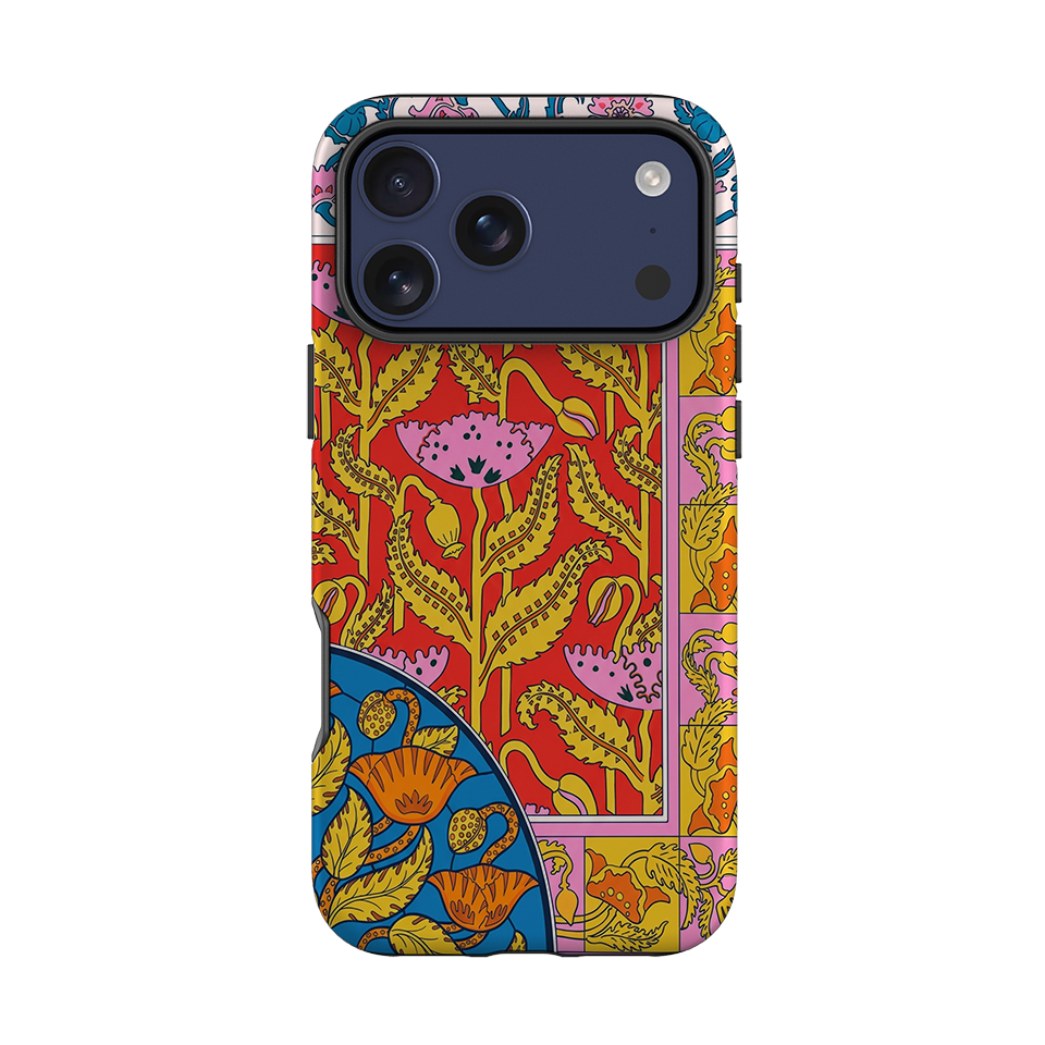 iPhone Tough Case - Nouveau Poppy