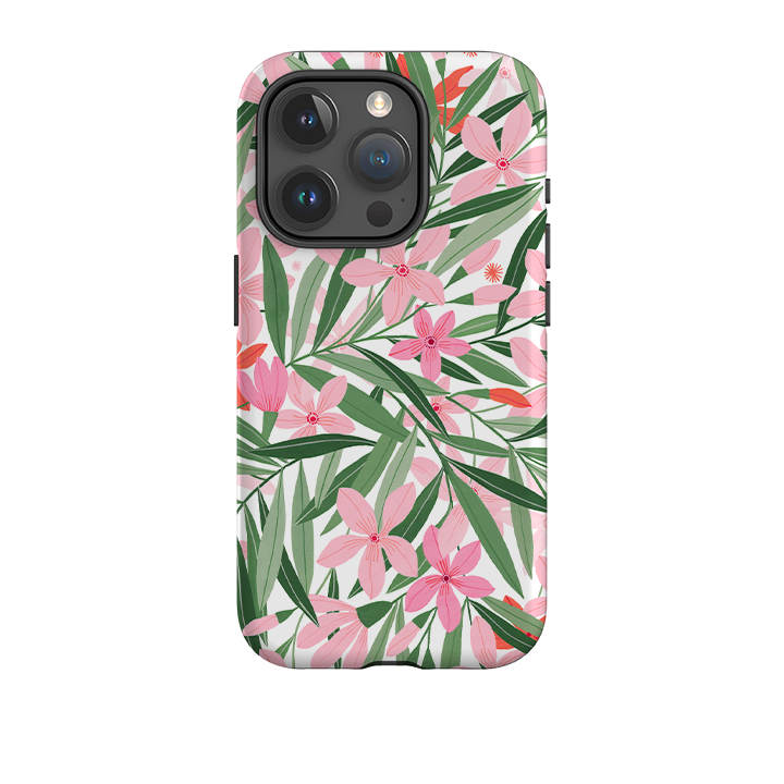 iPhone Tough Case - Oleandro Pattern By Madalina Andronic